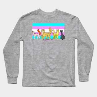 Trans Warrior Cats Long Sleeve T-Shirt